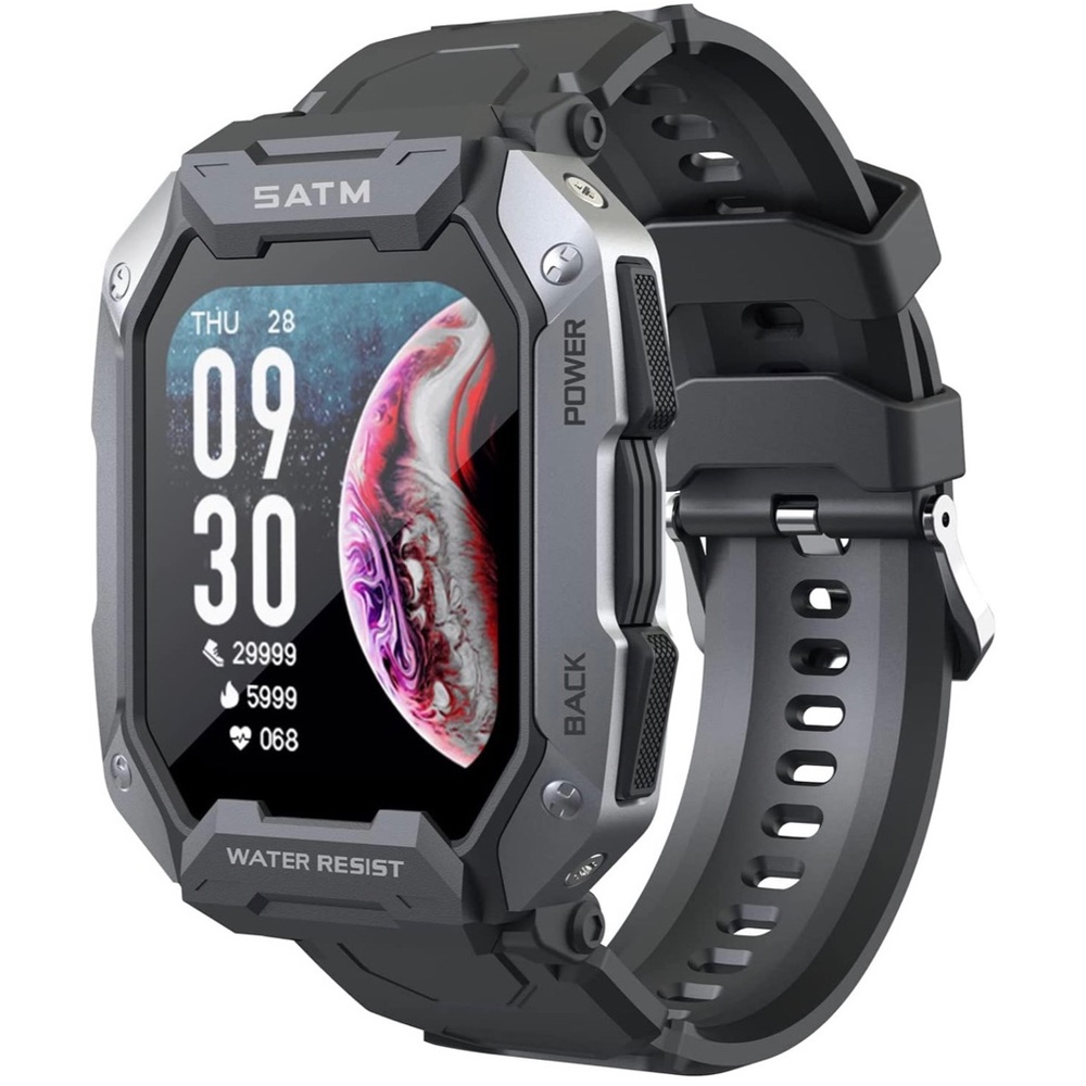 Smart Watches HD Fitness Tracker Long Battery Life IP68 Level 100m Waterproof